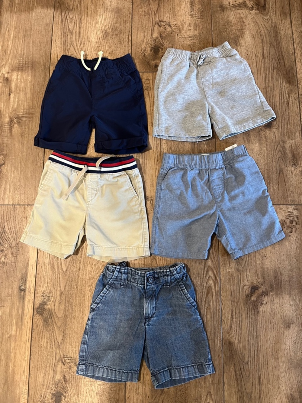 Lot of Kids Navy, Gray, Khaki, Light Blue & Denim Shorts - Mixed Brands